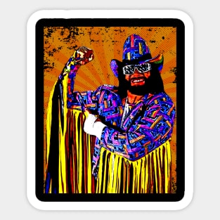 Randy Savage // Retro Comics Style Sticker